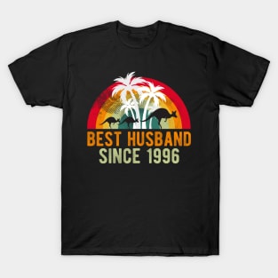 Best Husband Since 1996 - Funny 26th wedding anniversary gift for him T-Shirt